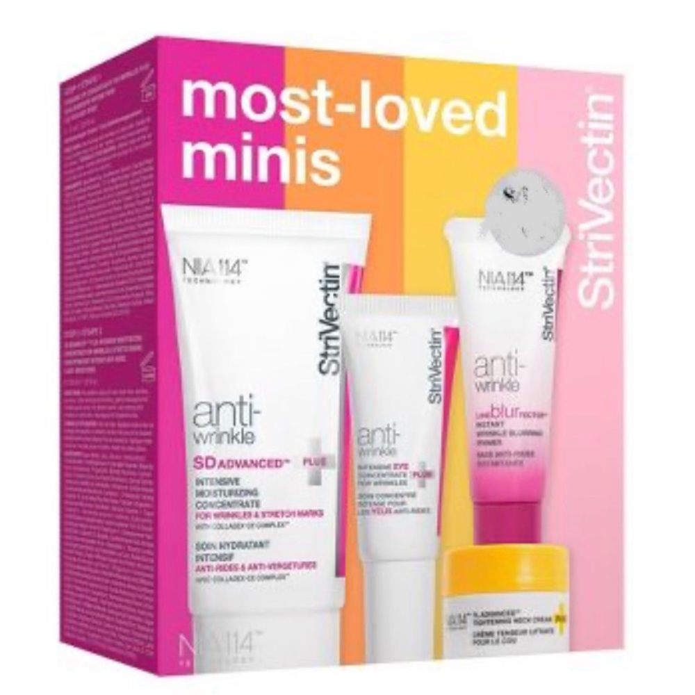 STRIVECTIN Most-Loved Minis Anti-Wrinkle Moisturizer Eye Cream Blur Neck $83 Val - Picture 3 of 5